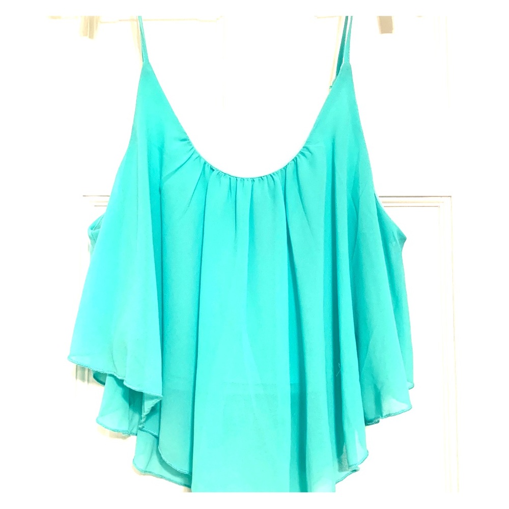 Cute Teal Crop Top
